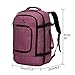 Hynes Eagle Travel Backpack 40L Flight Approved Carry on Backpack Men Large Cabin Weekender Laptop Backpack Women 15.6 inches Red Violet 2017