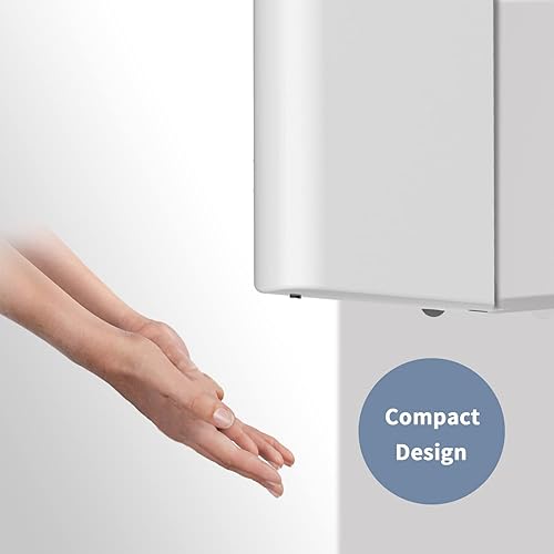 Miniatura 3 de AIKE Limpiador de aire compacto secador de manos 110V 1400W Blanco (con enchufe de 2 pines) Modelo AK2630