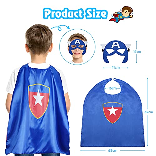 image for SUPER ROKO Superhero Capes for Kids, Toys for Ages 3-10 | Dress Up Cos