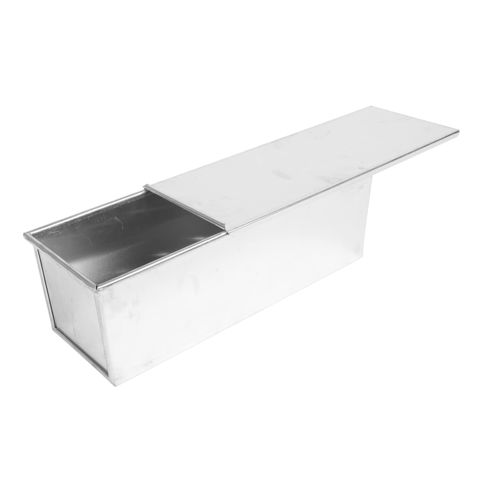 Stampo per Pane e Resistente con Coperchio Antiaderente Contenitore da Forno in Lega di Alluminio Facile da Pulire per Casa e Hotel