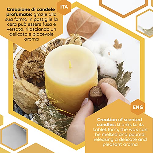 ERBOTECH Cera d'Api 100% Pura, Confenzione da 100