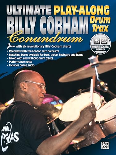 Ultimate Play-Along Drum Trax Billy Cobham Conundrum: Jam with Six Revolutionary Billy Cobham Charts, Book & Online Audio image 2