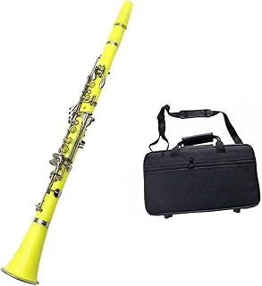 B-flat Clarinet Beginner Performance Level Musical Instrument Yellow Clarinet Clarinet for Beginner