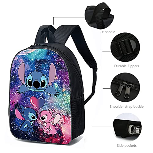 Liuzhuqin 3Pcs Boys Backpack,Girls Bags With Lunch Box Pencil Case Set,Adjustable Shoulder 16 Inch Backpacks #TOP3
