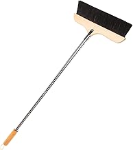 Uonlytech Escovas De Limpeza Para Uso Doméstico Vassouras Domésticas Vassoura De Chão Vassoura De Madeira Para Casa Vassoura De Crina De Cavalo Vassoura De Cerdas De Aço Inoxidável Haste