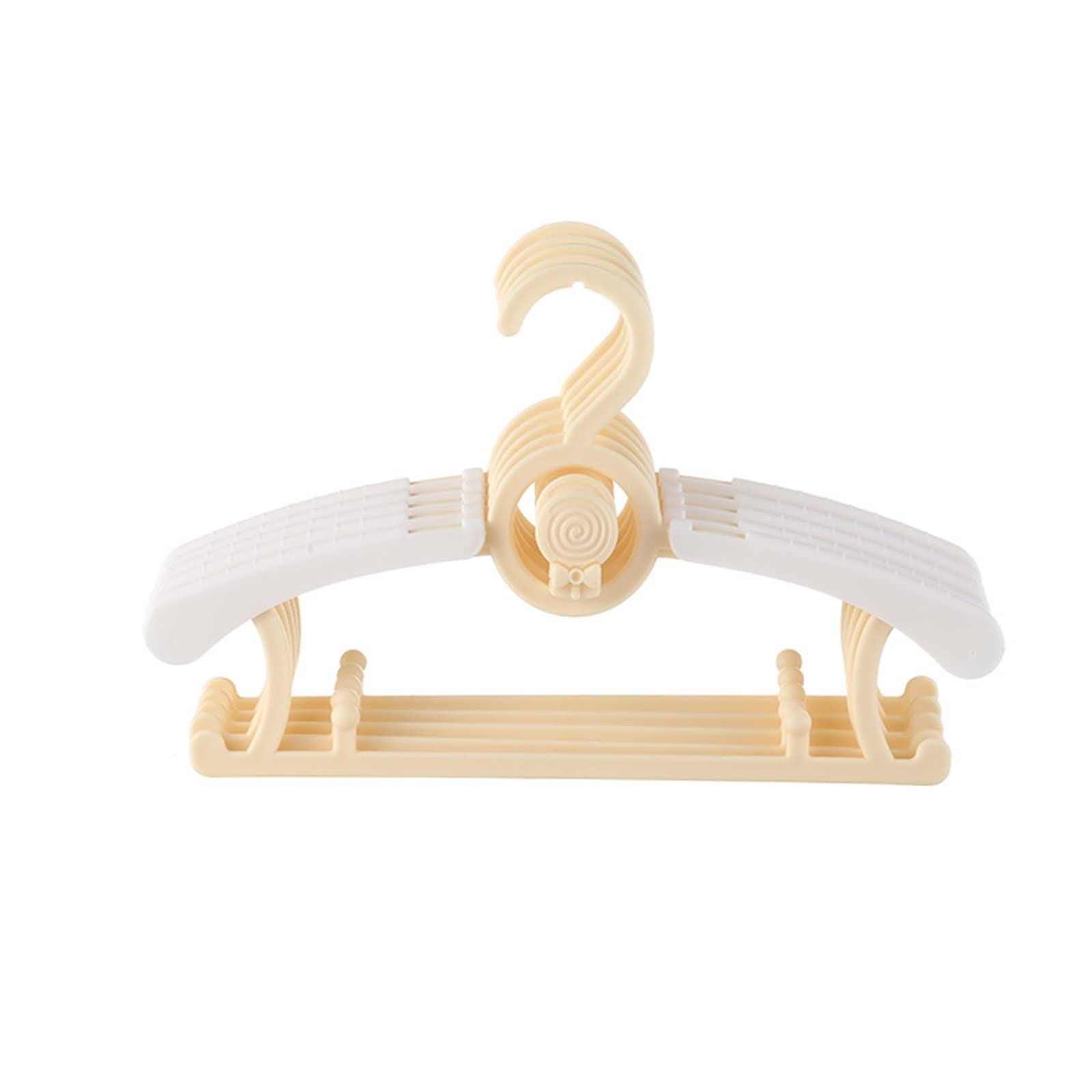 NGDFGR 5/10Pcs Kids Clothes Hangers Household Portable Display Hangers Closet Children Coats Rack Non-Slip Adjustable Storage Hangers Skirt Hangers (B 5Pcs),B-5PCS