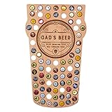 ❤ [Einfach aufzuhängen] Mit vorgebohrten Löchern und 2 Sätzen unterschiedlicher Installationshardware. Die Buchstaben sind so konzipiert, dass sie Ihre Bierflaschenverschlussserie ohne Verwendung von Klebstoffen problemlos halten können.