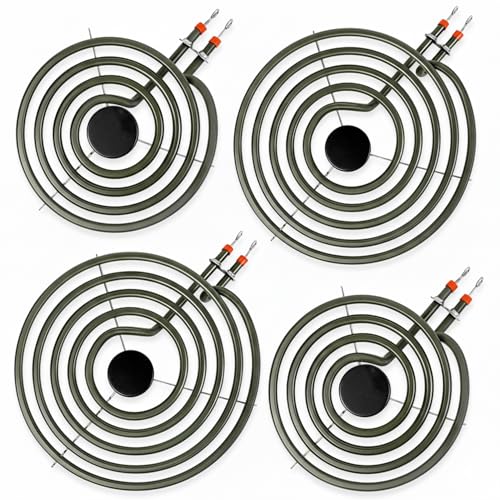 4 Pack MP22YA Electric Range Burner Element Set, 2 x 6