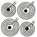 MP22YA Electric Range Burner Element Unit Set, 2 pcs MP15YA 6" and 2 pcs MP21YA 8"