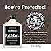 Rascal Hair Wash for Men - Natural Men's Shampoo with Coconut Oil & Aloe, Hydrating, Deep Cleansing, and Nourishing Formula, Shampoo for All Hair Types, Fresh Sandalwood Scent, Smooth & Silky - 12 Oz