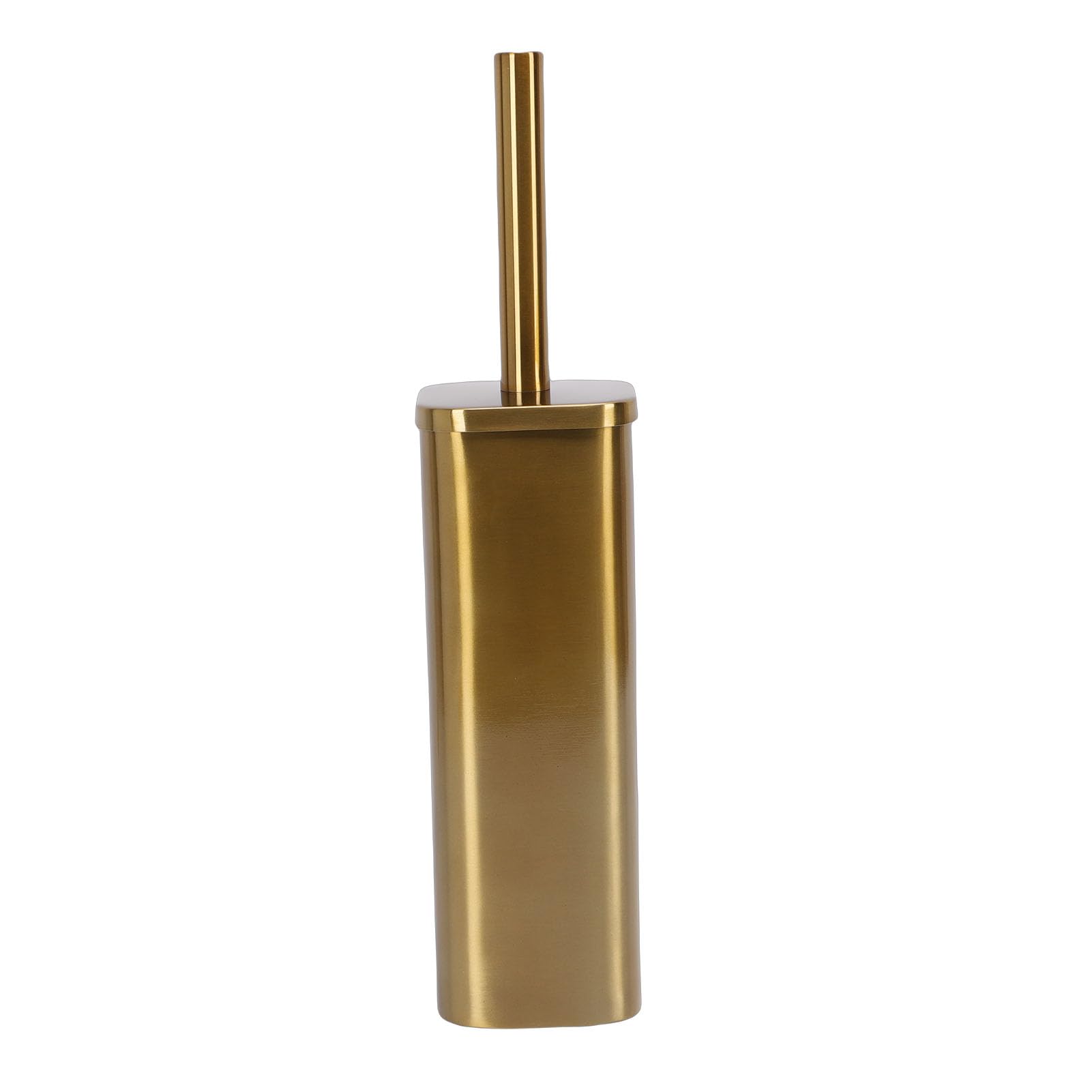 Set scopino per WC dorato |Supporto in acciaio inossidabile |Resistente agli spruzzi d'acqua