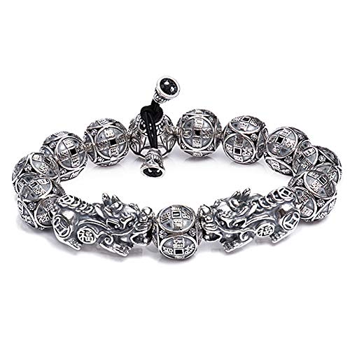 Bracelet Pixiu en argent S925, un bijou de prestige pour homme