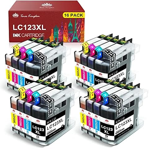 Toner kingdom Kompatible Tintenpatronen für Brother LC123 XL 123 Cover