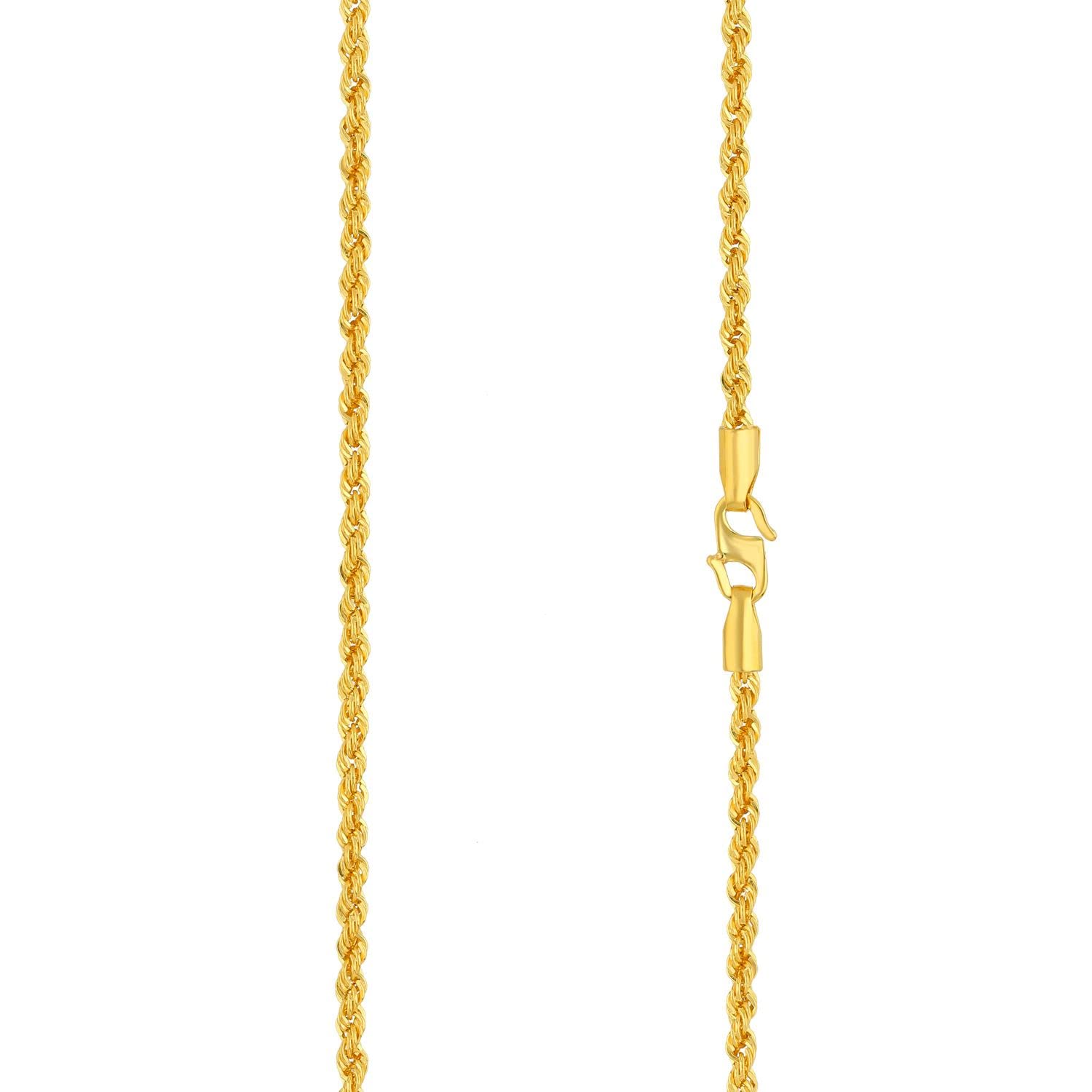 Malabar Gold & Diamonds Bis Hallmark (750) 18K Yellow Gold Chain For Women (B0BPHTZ7SB) Amazon Price History, Amazon Price Tracker