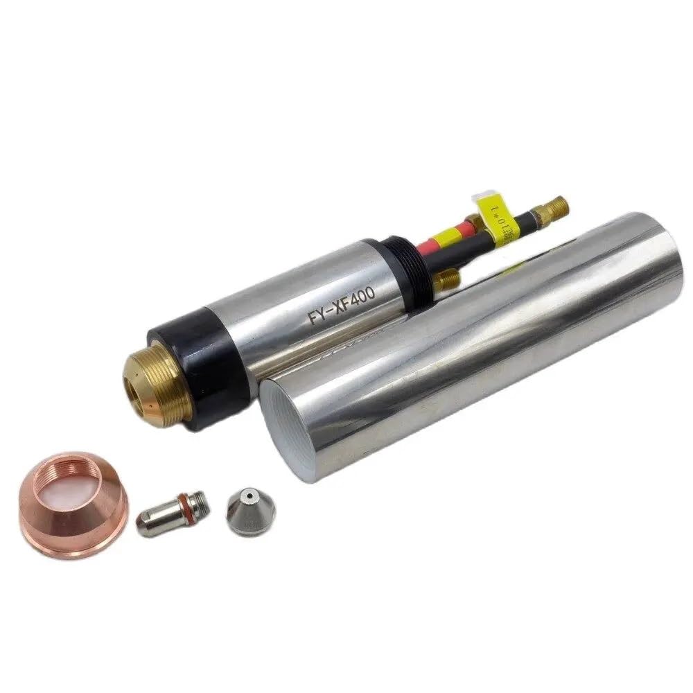 5 electrodos 400100 y 5 boquillas for consumibles de antorcha de corte de plasma FY-XF400H, XF-400, FY-XF400, FY400 y A400.(2.3mm)