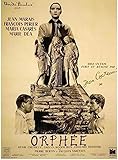  BOBSLA Poster Orphée Affiche Jean Cocteau Français Vintage Film Affiche Mur Art Photos Toile Peinture Décor À La Maison 50X70Cm Pas De Cadre
