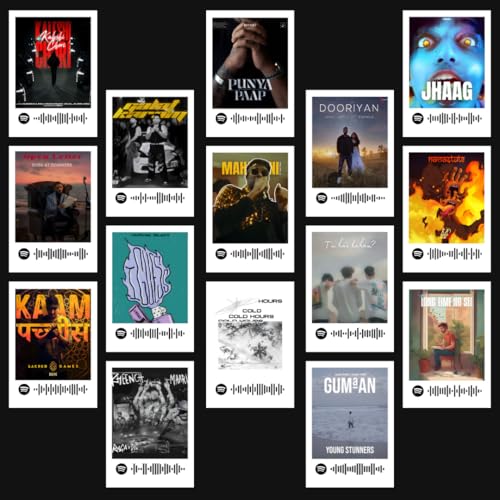 Image of Funk You Store Desi Hip Hip (DHH) Polaroids Mini Posters (Set of 15) Polaroid Size (8 x 6 cm) Seedhe Maut, DIVINE, Talha Anjum, Arpit Bala, Chaar Diwaari Posters for Phone Accessories