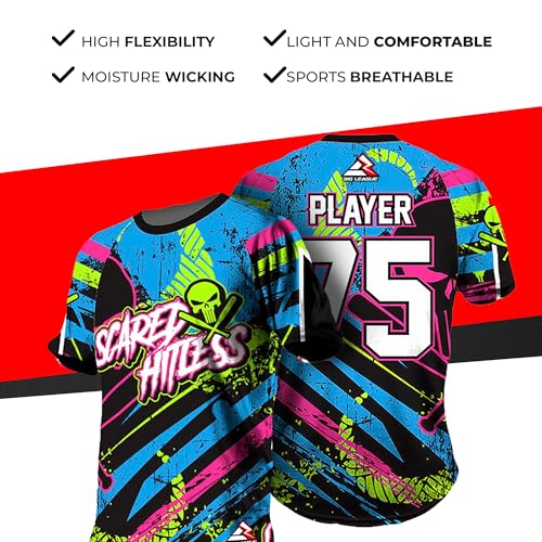 Custom Softball Softpitch Jersey Unisex Sports T-Shirts Personalized Printed Name Number for Men Women Youth Size YS-5XL miniatura 6