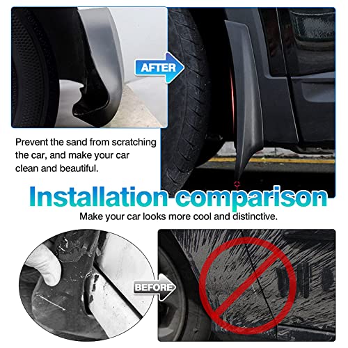 Image of Autorder Mud Flpas Splash Guards for Buick Envision 2021 2022 2023 Accessories Mudflap Fender Flares Front and Rear Mud Guard Set 4PCS