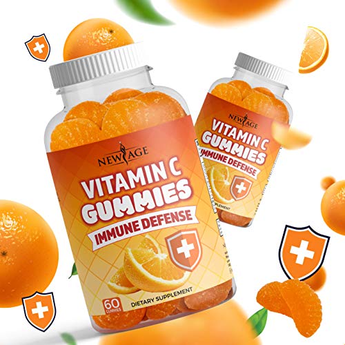 Vitamin-C-Gummies-by-New-Age-Orange-Vitamin-C-Gummy-2-Pack-Supports-Healthy-Immune-System-Vegetarian-Without-Gluten-120-Gummies