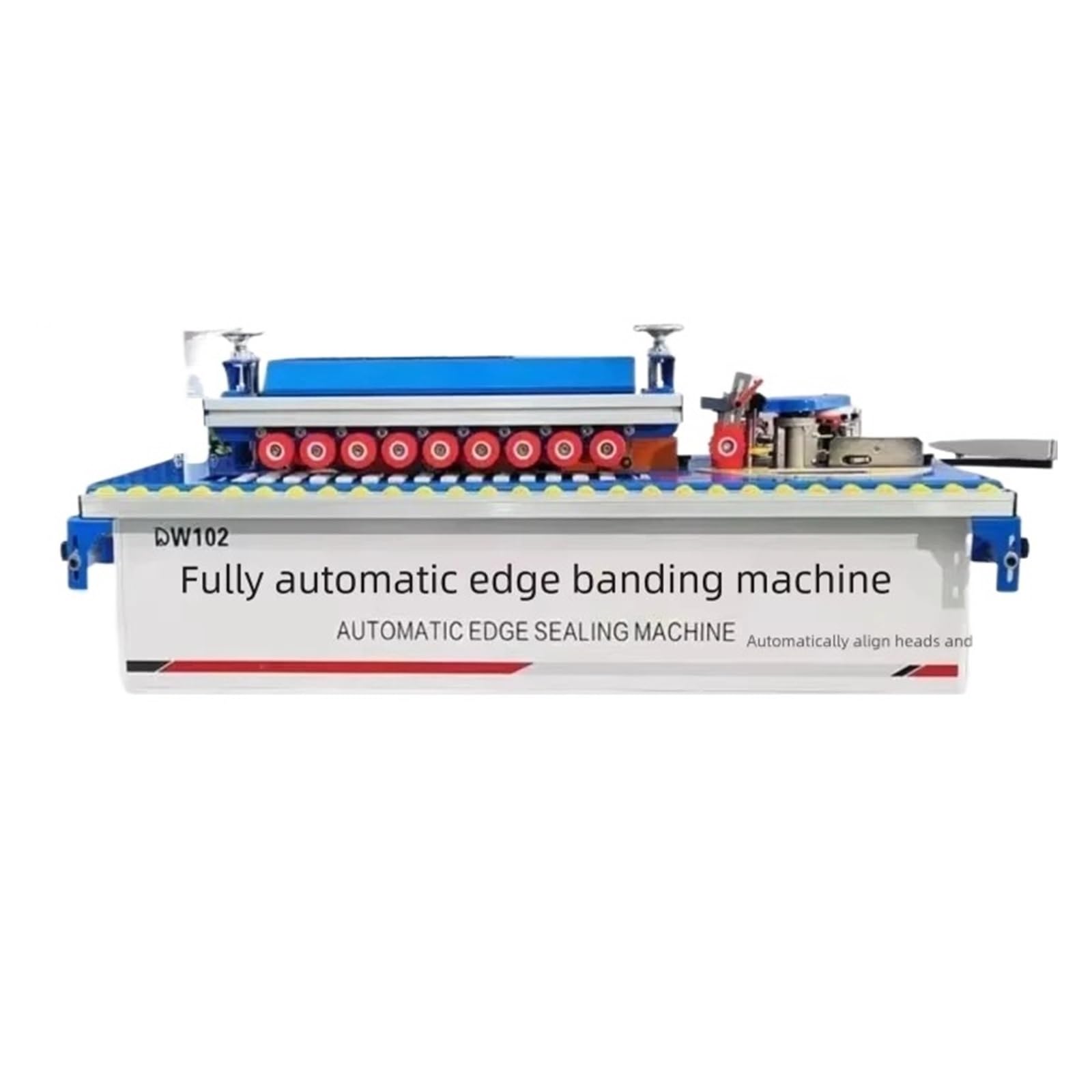 Automatic Linear Edge Banding Machine Woodworking Furniture PVC Machinery Mini Wood Manual Speed and Efficiency Improvement(DW-102)