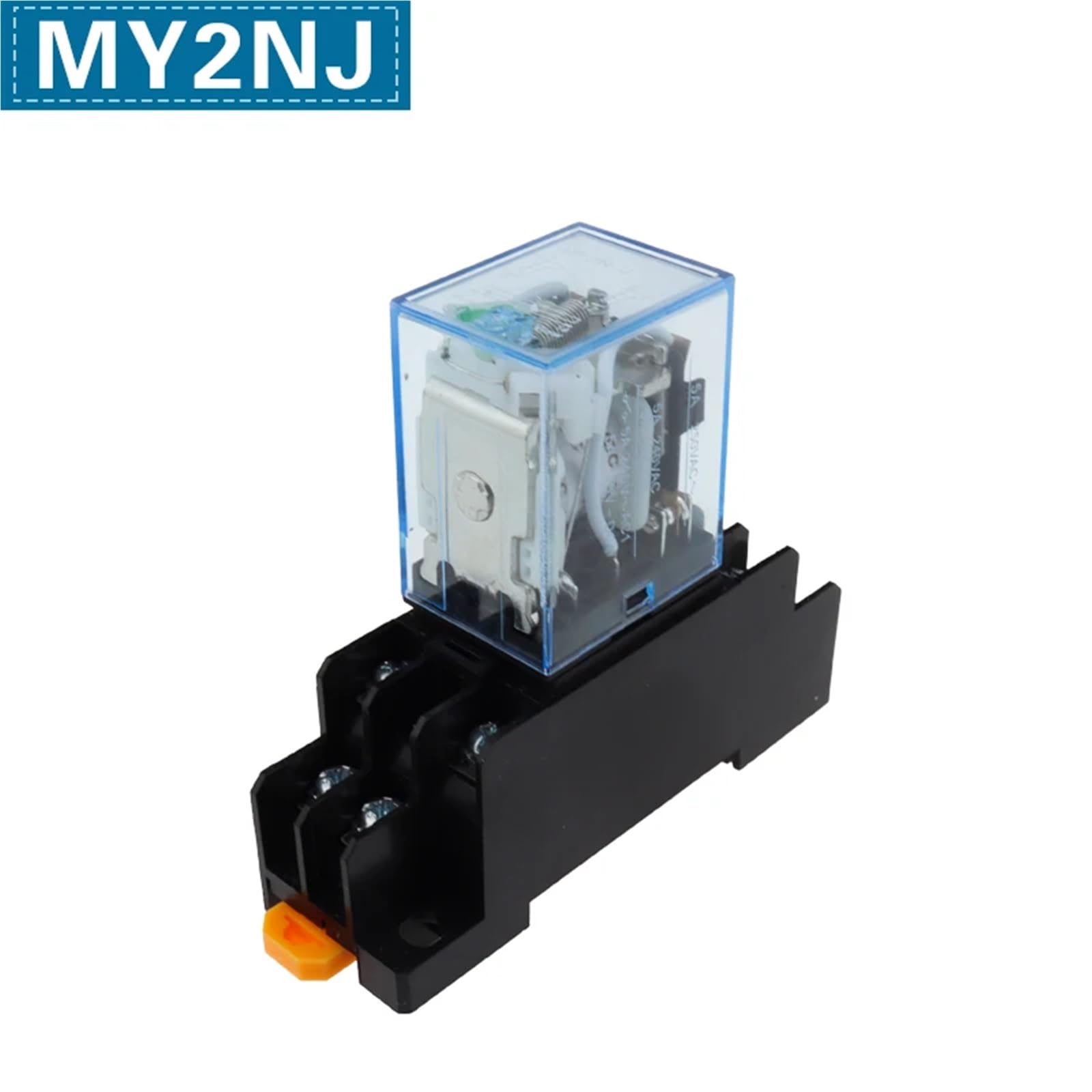 10Set MY2P HH52P MY2NJ 12V 24V / 110V 220V AC Coil Purpose DPDT Relay with Socket Base(AC,220V) Industrial Electrical Relays