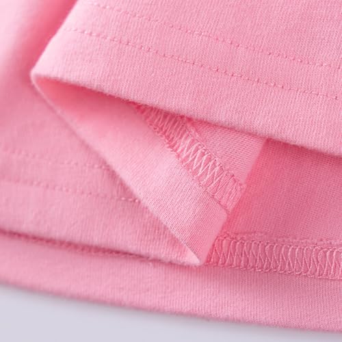 Image of Girls Cotton Long Sleeve Casual Cartoon Appliques Striped Jersey Dresses
