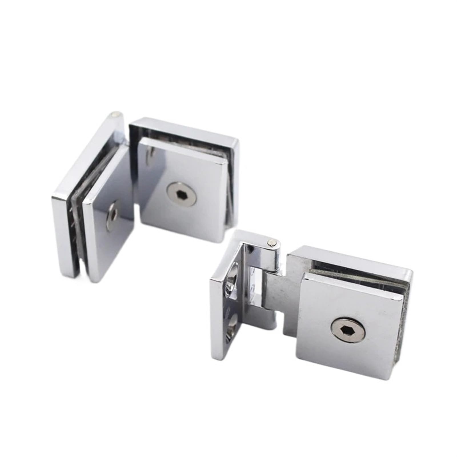 Charnière murale de porte en verre anti-rouille pour douche sans cadre