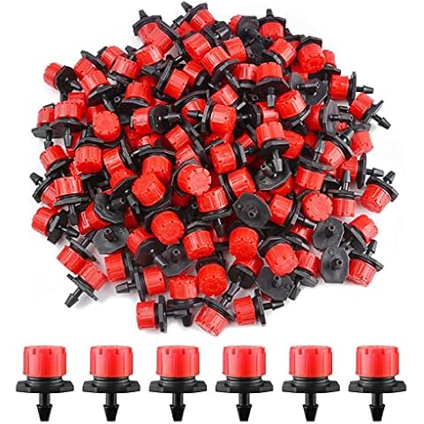 EBANKU Adjustable 200Pcs Micro Drip Irrigation System Cover