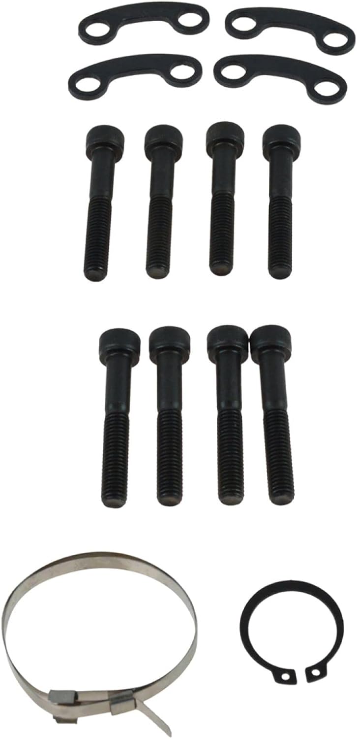 TRQ Rear Rearward or Rear Foward CV Propeller Drive Shaft Joint Rebuild Kit Compatible with 2007-2017 Jeep Wrangler 2018 Wrangler JK