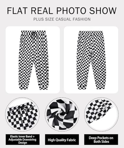 RITERA Plus Size Sweatpants for Women Soft Lounge Pants Casual Loose Comfy Pajama Drawstring Pant with Pockets XL-5XL2