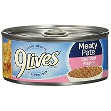 9 Lives Seafood Plater, 4.0 Count Pack of 6