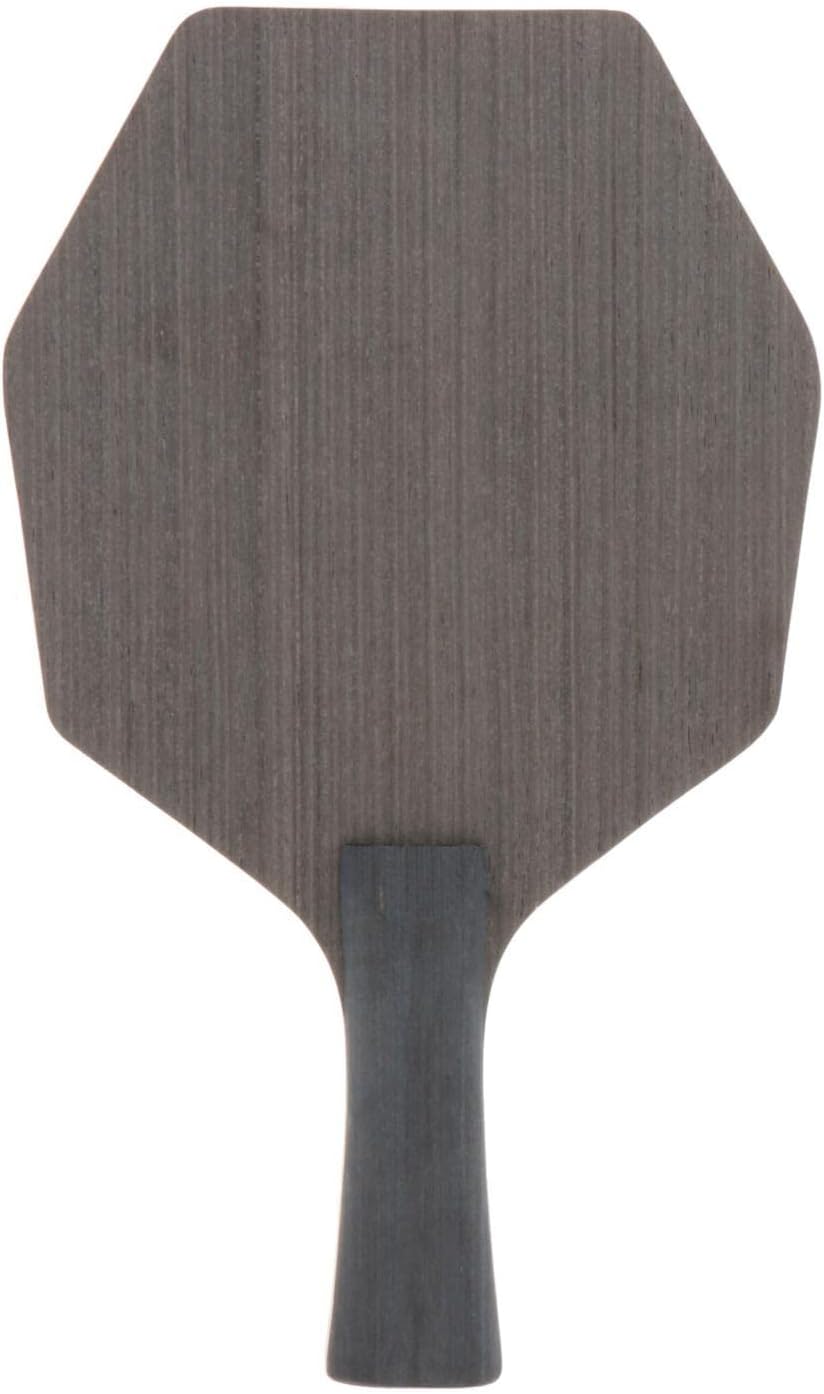 Baoblaze Table Tennis Racket Concave Grip Straight Grip Wooden Hexagonal Professional Durable Pong Paddle Table Tennis Bat for Game Practice Training