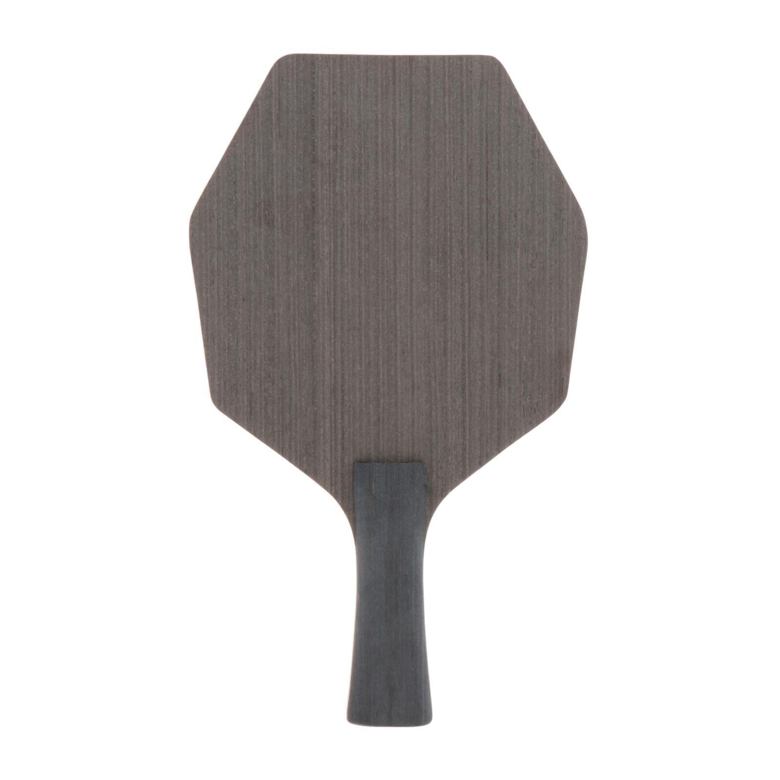 BaoblazeTable Tennis Racket Concave Grip Straight Grip Wooden Hexagonal Professional Durable Pong Paddle Table Tennis Bat for Game Practice Training