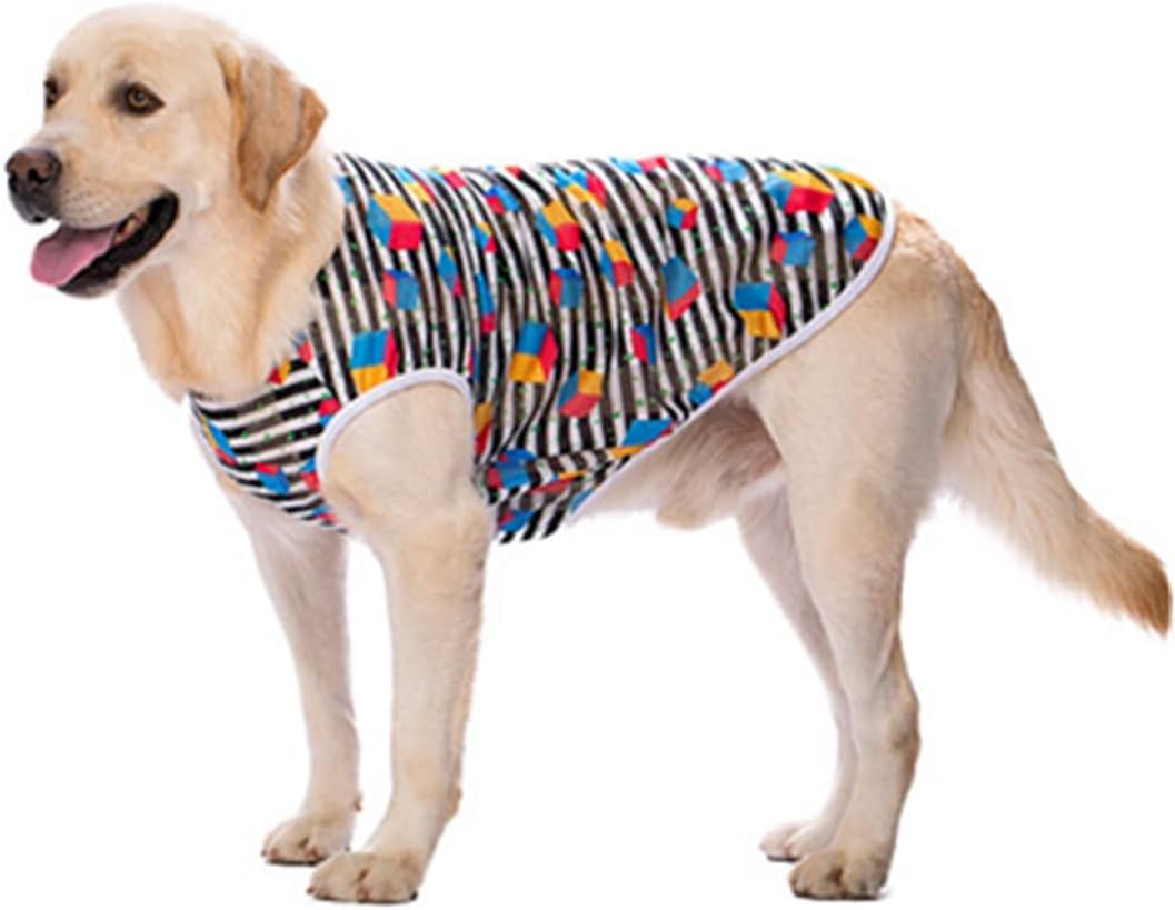 Icouchi 犬服 Tシャツ 春夏 中大型犬 通気性 ドッグウェア ベスト 涼しい