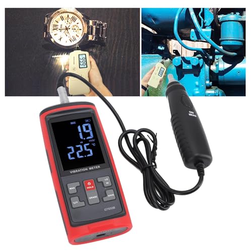 Compteur de vibrations à écran LCD couleur pour contrôle de déplacement - 4