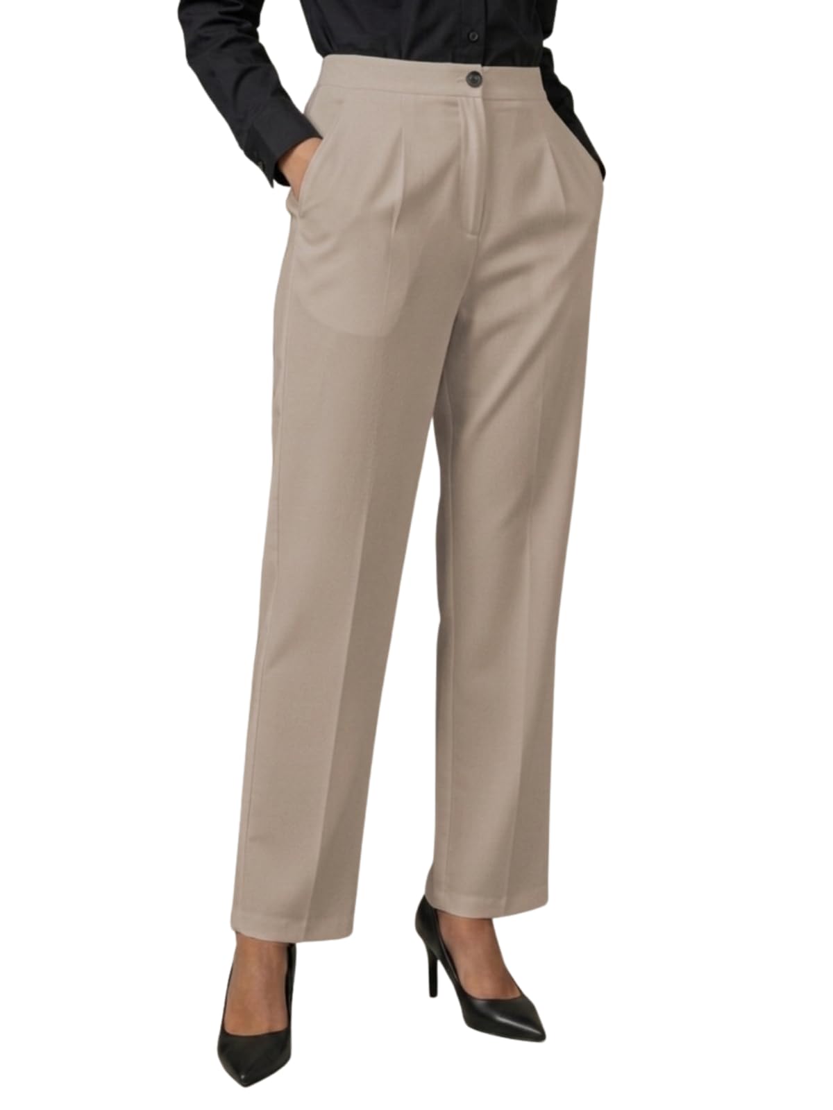 leriya fashion Formal Pants for Women Office Wear |Trousers for Women – Straight Pants for Woman Formal Pant for Woman, Stretch Lycra Workwear Trousers-picture-14