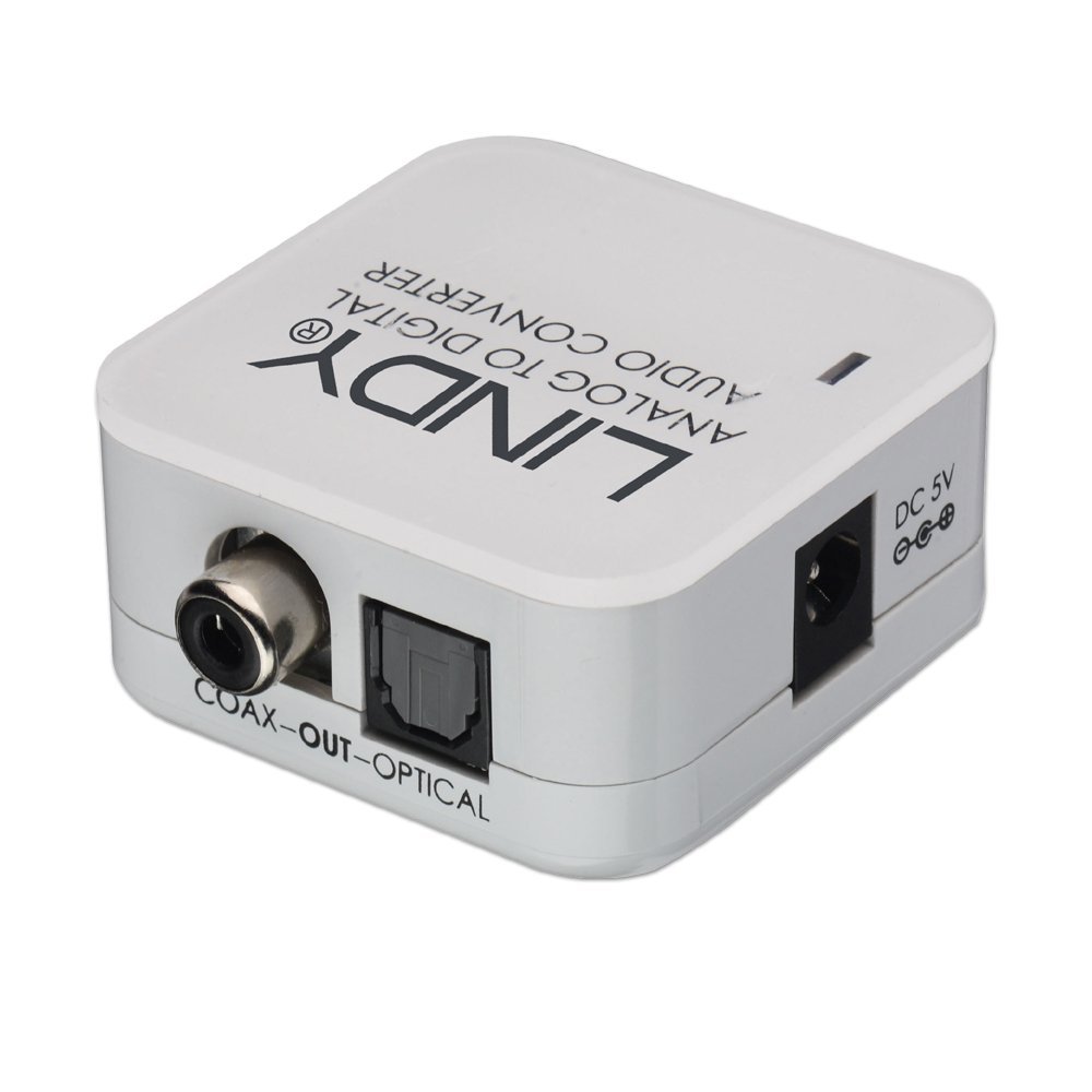 Lindy Convertisseur Audio analogique -> SPDIF numérique, Noir