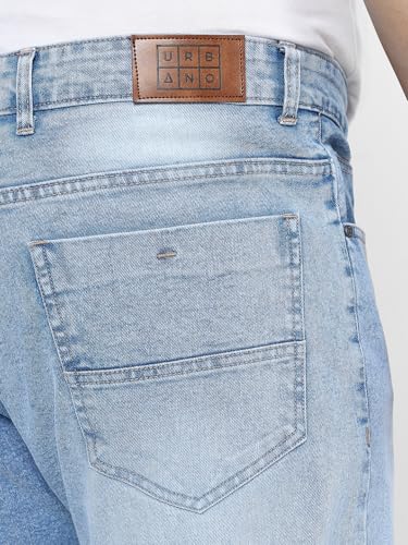 Image of Urbano Plus Men's Straight Fit Mid Rise Jeans