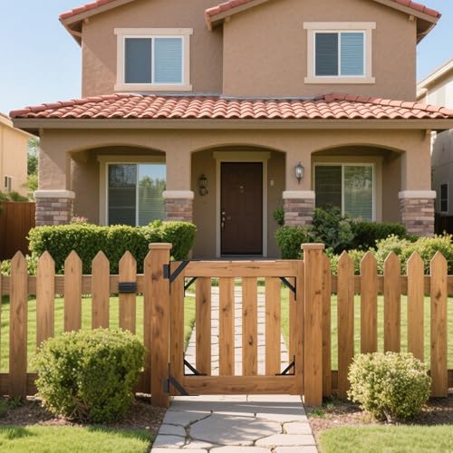 JUGREAT Fence Gate Kit Gate Hardware, Anti Sag Gate Kit Heavy Duty No Sag, Gate Corner Brace Bracket for Wooden Fence Gate-1Pack by JUGREAT - Used condition - Image 5
