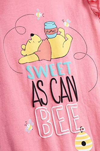 Disney Baby Girls? Minnie Mouse Romper - 4 Piece Newborn Layette Bodysuit (0-24M), Size 6-9M, Minnie Mouse/Pooh Bear #TOP4