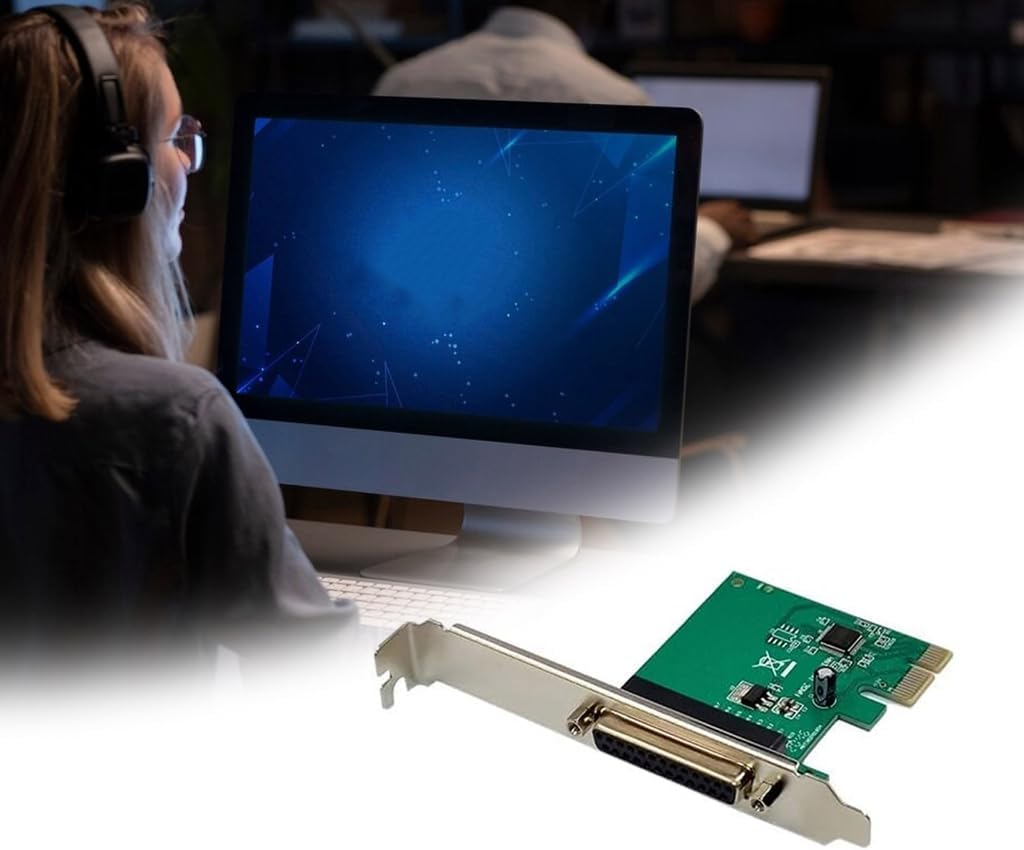 PCIE to DB25 Easy Installation Convenient Expansion Card Low Profile Bracket