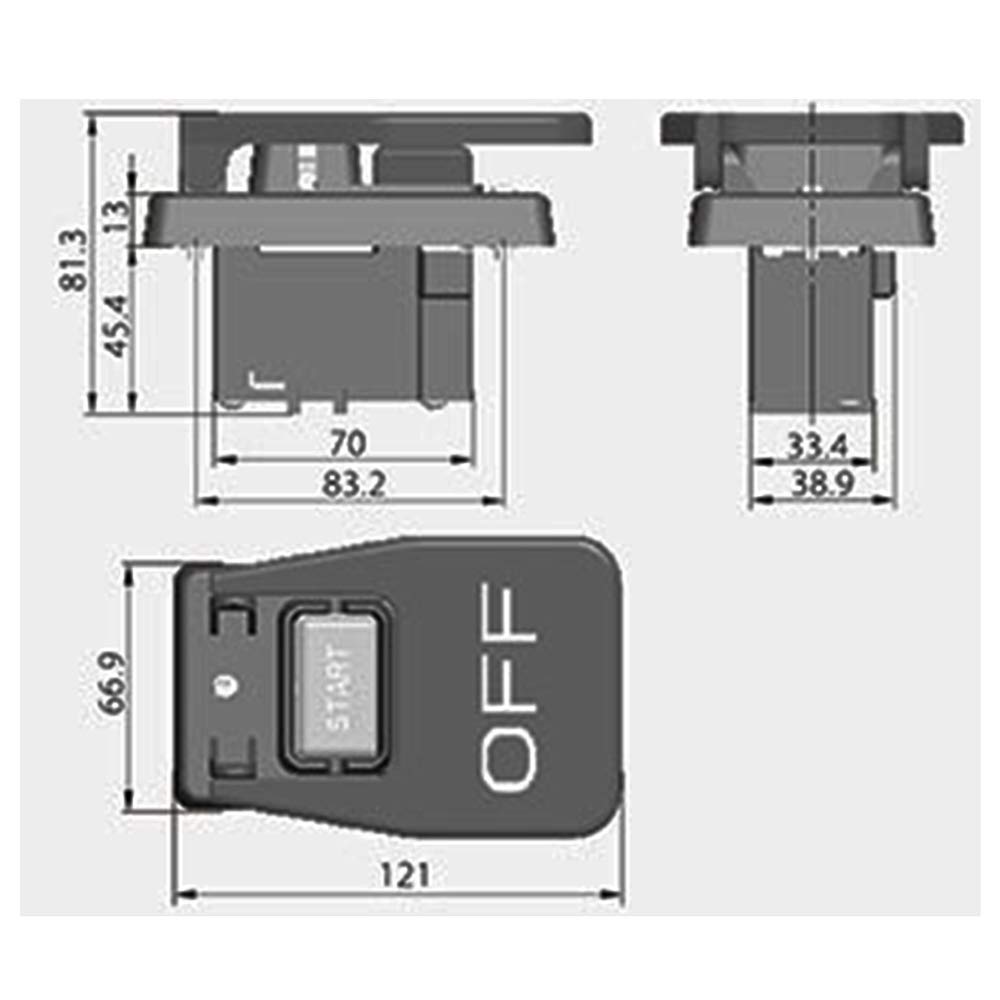 HOHOVYVY Coque de clé en carbone pour Fiat 500, Ducato, Abarth, Doblo