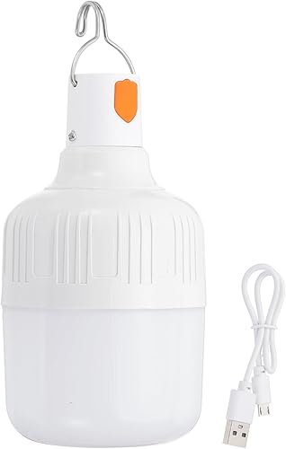 Miniatura 7 de PATIKIL Linterna de campamento, paquete de 2 bombillas LED recargables para tienda de campaña, bombilla portátil para colgar, 3 modos de iluminación