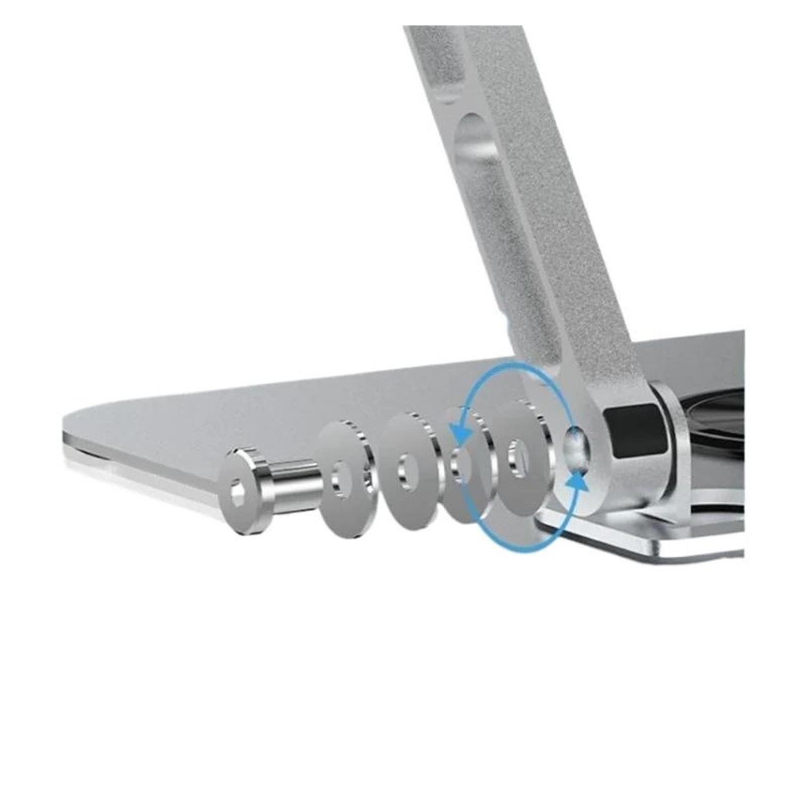 Supporto For Laptop Con Rotazione Di 360° E Altezza Regolabile