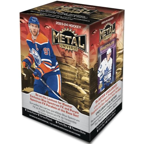Carte de hockey Upper Deck Skybox Metal Universe 2023-24 pour enrichir vos séries de inserts précieux