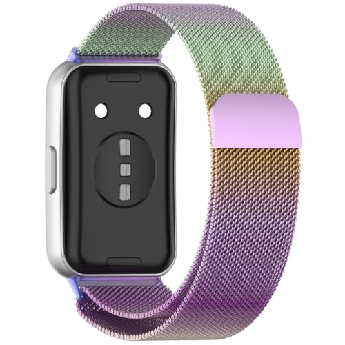 [Comtax] �o���h for HUAWEI Band 11 / 11 Pro �t�@�[�E�F�C�v�������x���g �}�O�l�b�g�� �~���l�[�[���b�V���x���g �X�e�����X�� ������� �j�����p �ʋC (�J���t��)
