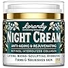 Anti-Aging-Night-Cream-Facial-Skin-Care-Product-Collagen-Cream-Retinol-Cream-for-Face-Face-Moisturizer-for-Face-Tightening-and-Lifting-Cream-Firming-Cream Anti-Aging Night Cream - Facial Skin Care Product - Collagen Cream & Retinol Cream for Face - Face Moisturizer for Face - Tightening and Lifting Cream - Firming Cream