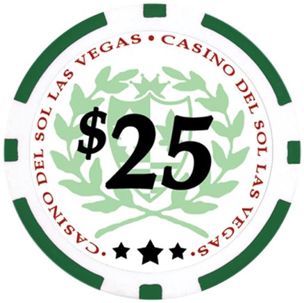 Da Vinci 175-317 Set Of Of 750 Casino Del Sol 11.5 Gram Poker Chips thumb #3