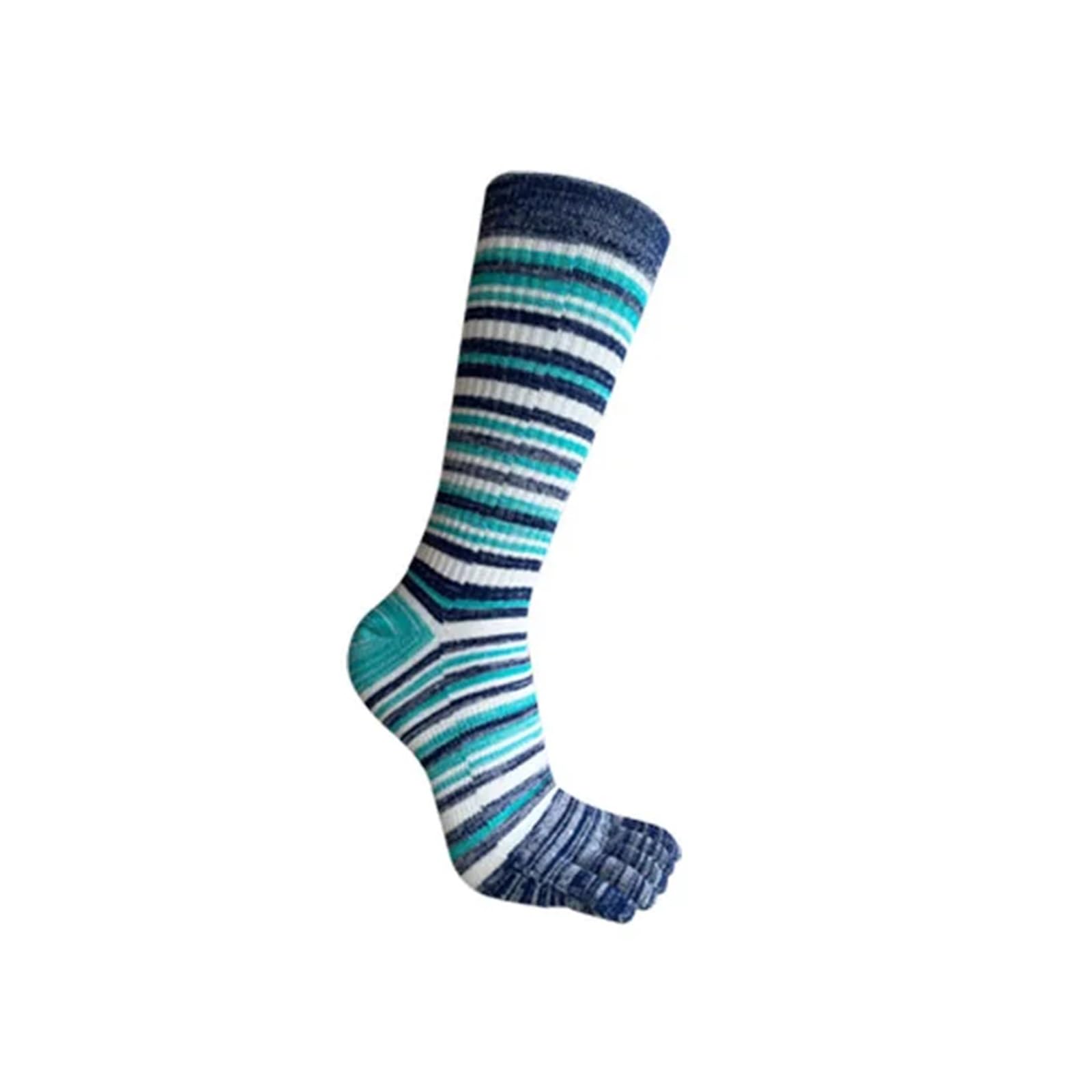 ITRHJTGP Finger Socks Five-Toed Socks Tabi Flip Flop Mens Running Kintoe Hiking for Fitness(Green)